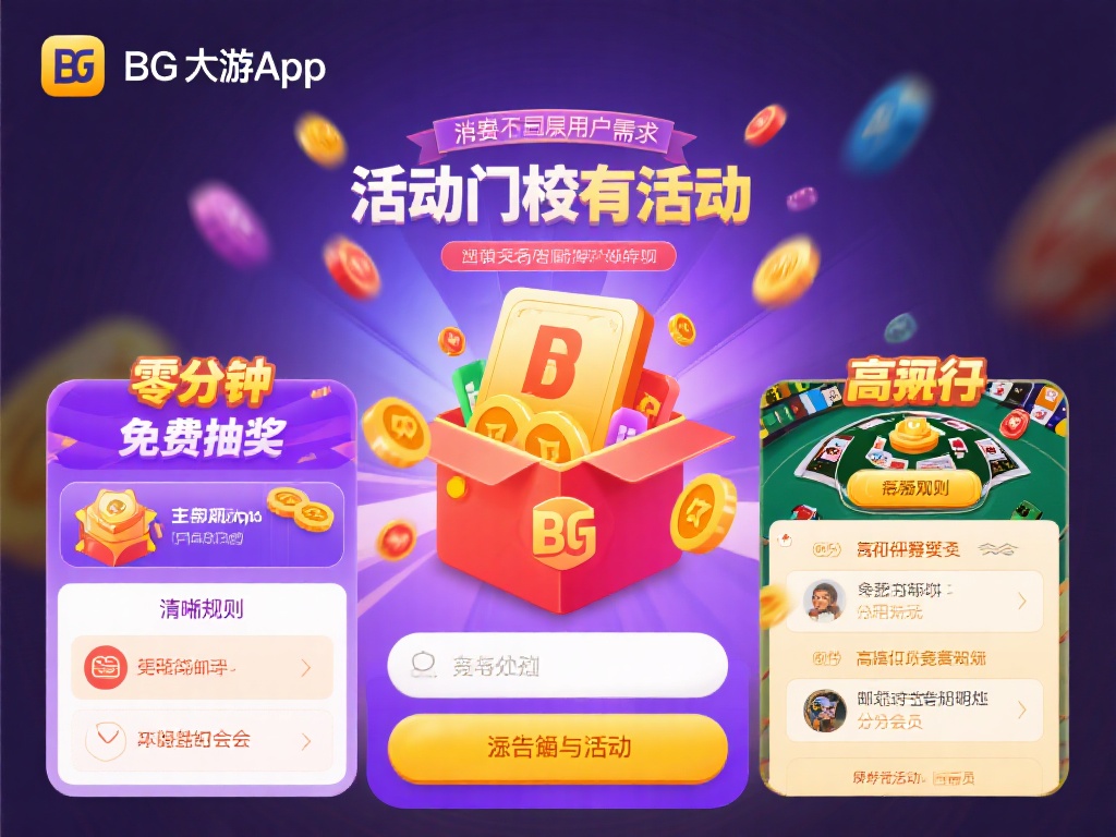 同时，为照顾不同层次用户需求，bg大游app将活动